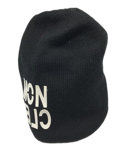 Moncler berretto tricot nero - tricot,