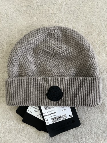 Berretto moncler lana con - lana,